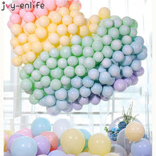 Load image into Gallery viewer, 100pcs Macaron Candy Pastel Latex Balloons Rainbow Unicorn Birthday Party Air Balloon for Wedding Baby Shower Party Decoration