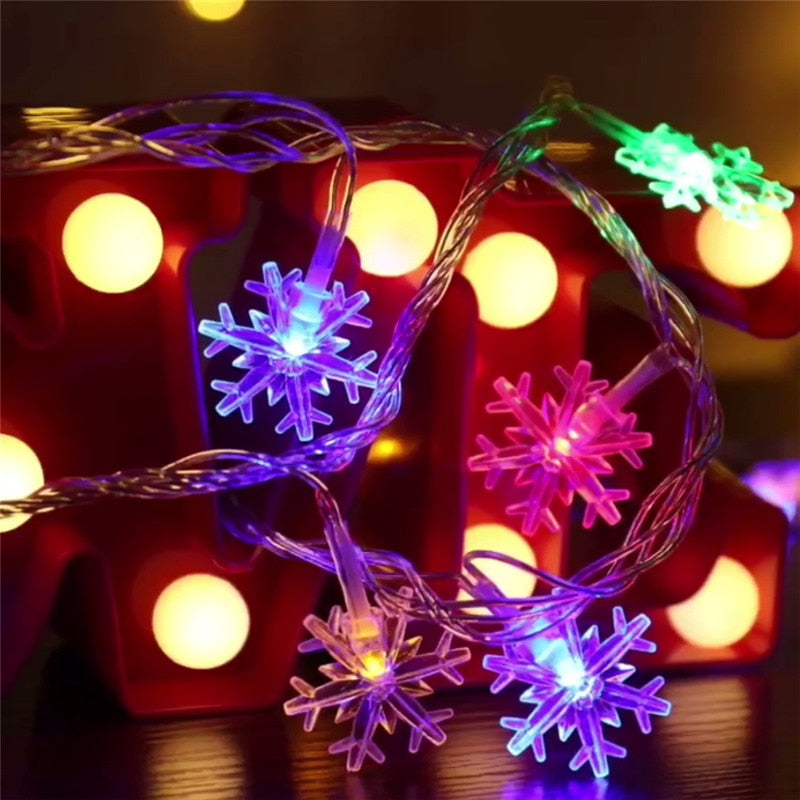 1/3/6m Led String Lights Christmas Garland Christmas Decorations for Home New Year Adornos De Navidad 2021 Home Decor Natal Noel
