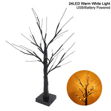 Load image into Gallery viewer, SKHEK Halloween Decor LED Birch Tree Light Halloween Party Hanging Ornaments Tree Decorations For Home Table Kids Gift Christmas Lamp
