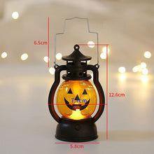 Load image into Gallery viewer, SKHEK Halloween Pumpkin Lantern LED Ghost Lantern Lamp Hanging Scary Candle Light Halloween Decoration For Home Horror Props Kids Toy
