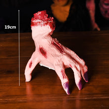 Load image into Gallery viewer, SKHEK Zombie Severed Hand Electric Toy Halloween Horror Toy Will Crawl Hand Secret Room Haunted House Family Halloween Tricky Props