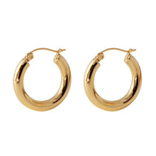 Load image into Gallery viewer, Skhek 925 Sterling Silver Retro Hoop Earrings For Women Personality French Fashion Ear Buckles E-045