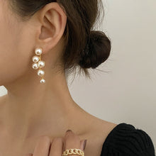 Load image into Gallery viewer, Skhek Vintage Big Pearl Beads Tassel Earrings For Women Fashion Jewelry Korean Ladies Elegant Charms Ear Jewellery Party Gifts