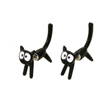 Load image into Gallery viewer, Skhek 2023 New Funny Small Black Cat Earring for Women Girl Fashion Cute Animal Earrings Fashion Party Jewelry Gifts Wholesale