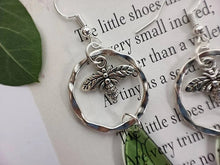 Load image into Gallery viewer, Bee Fairy Wings Earrings