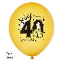 Load image into Gallery viewer, Skhek Black White Theme Birthday Balloons Man Boy Birthday Party Decor Beard Champagne Bottle Foil Balloon Father&#39;s Day Party Supplies