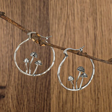 Load image into Gallery viewer, Mystic Forest Hoop Earrings