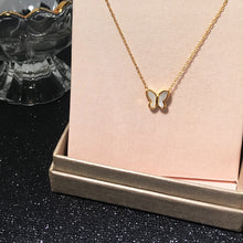 Load image into Gallery viewer, Skhek Kpop Heart Necklace French Lucky Bean Love Clavicle Chain Korean Simple Female double layer Necklace Female Pendant for Women
