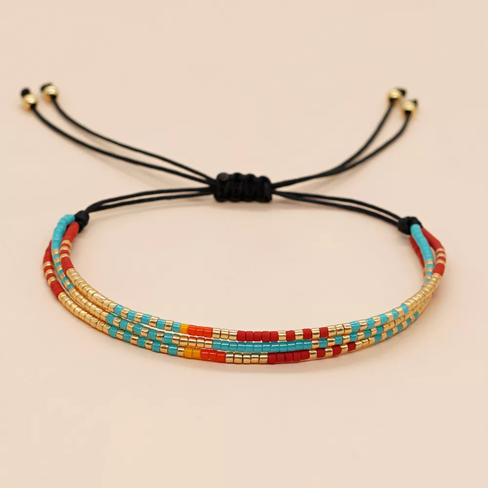 Skhek Native Style Miyuki Bracelet for Women Fashion Fall Winter Simple Bracelets Jewellery Jewelry Gift Pulseras Femme