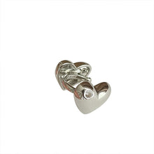 Load image into Gallery viewer, Skhek Vintage Heart Clip Earrings For Women Silver Color No Piercing Fake Earring In Lots 2022 Fashion Jewelry Ear Cuff aretes de muje