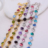 Skhek - Women's Colorful Crystal Korean Style Jewelry Live Bracelets