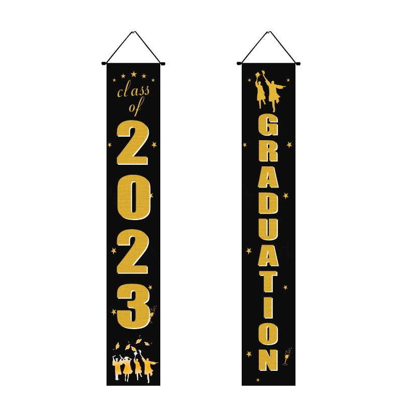 Skhek Graduation Party 2023 Decorations 4Pcs Black Balloon Box Proud of You Class Of 2023 High School College Graduation Party