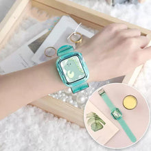 Load image into Gallery viewer, Skhek Christmas Gift Newest Clear Band + Case for Apple Watch Series 7 6 SE 5 4 44mm 42mmTransparent for iwatch Strap 3 2 1  38mm 40mm Plastic Strap 1111