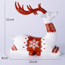 Load image into Gallery viewer, Christmas Tree Toy Decoration Resin Santa Claus Snowman Deer Elk Bear Owl Animal Ornament Happy New Year Party Gift Home Decor