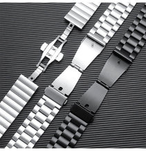 Load image into Gallery viewer, Christmas Gift Watch Strap For Samsung Gear S3 S2 Frontier Classic Watch strap Stainless Steel 46mm Huawei GT2 Honor Magic 18 20 22 24mm band