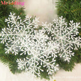 Christmas Gift Snowflakes Decor Christmas Hanging Pendants Home Christmas Tree Decorations Ornaments New Year Xmas Party Winter Decoration