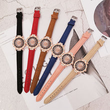 Load image into Gallery viewer, Christmas Gift Women Casual Leather Ladies Watch Quartz Wrist Watch Starry Sky Female Clock reloj mujer relogio feminino
