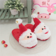 Load image into Gallery viewer, New Lovers Home Furnishing Warm Santa Claus Cotton Slippers Christmas Gifts Home Slippers for Men Christmas Shoes