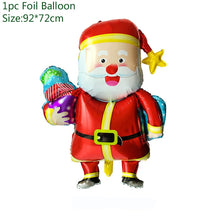 Load image into Gallery viewer, Christmas Decorations for Home Merry Christmas Balloons Banner Photo Booth Props 2021 Happy New Year Decorations Navidad