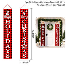 Load image into Gallery viewer, Christmas Gift Nutcracker Soldier Banner Christmas Decor For Home Merry Christmas Door Decor 2021 Xmas Ornament Happy New Year 2022 Navidad