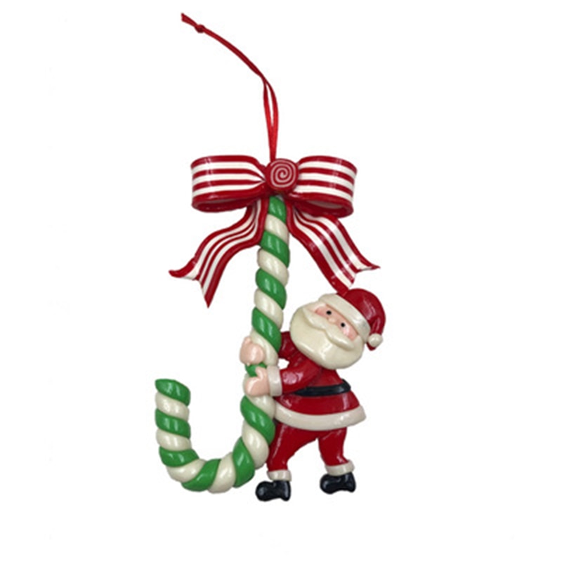 Christmas Gift Christmas Tree Decoration Santa Claus Snowman Candy Cane Doll Small Pendant New Year 2022 Home Decor Hanging Christmas Ornaments