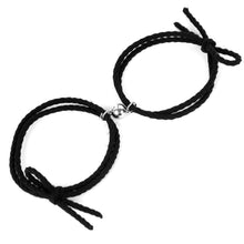 Load image into Gallery viewer, 2pcs Magnetic Bracelet Stainless Steel Heart Pendant Charm Couple Bracelets for Lover Friend Men Women Braid Rope Bracelets