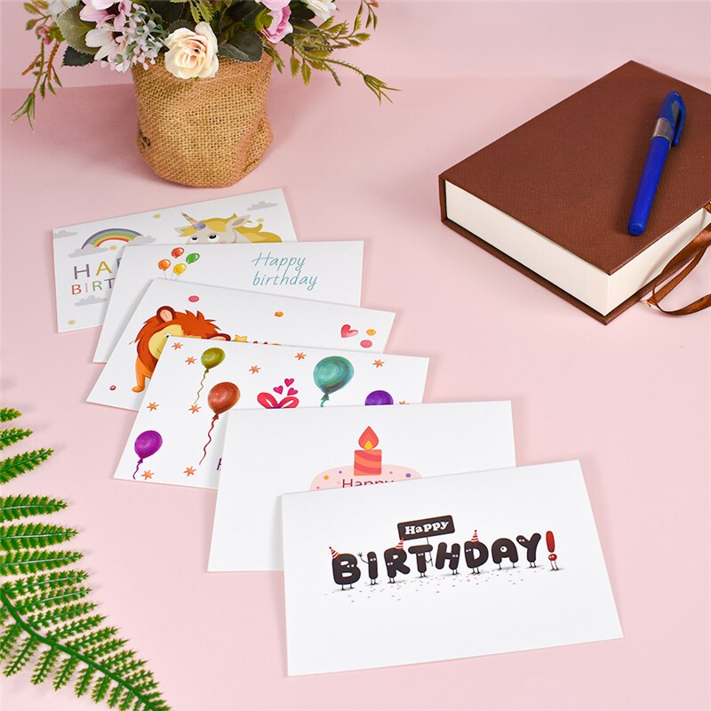 Birthday Card for Kids Son Baby Cartoon Greeting cards with Envelope Note Card Blank inside 6x4