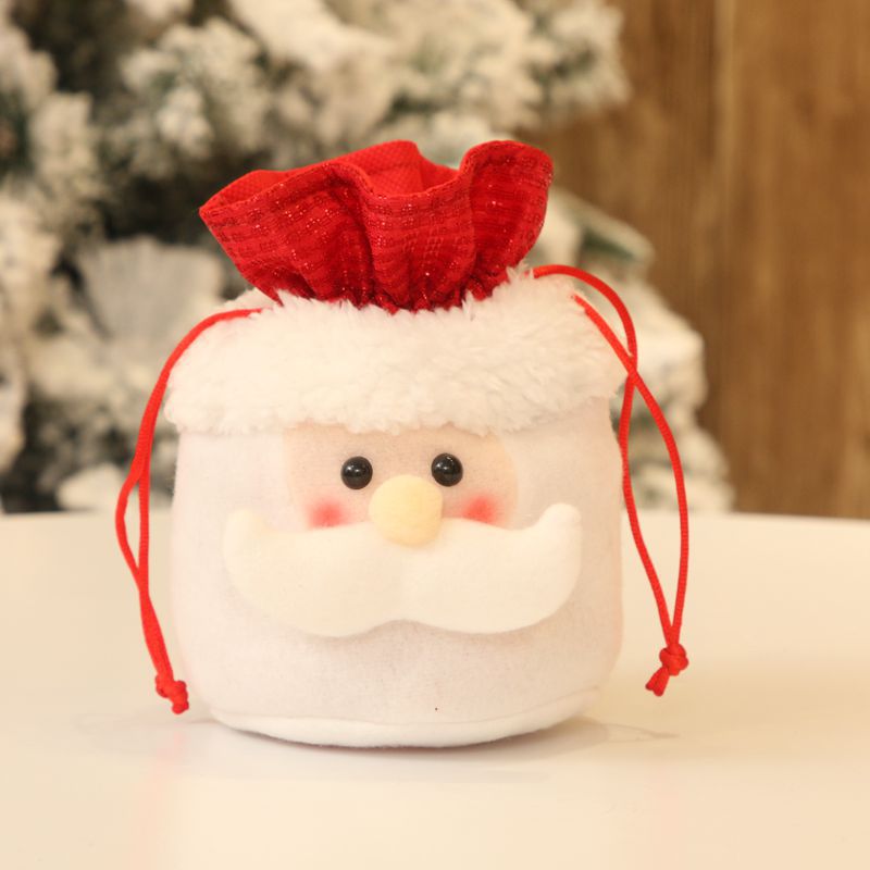 Christmas Gift Navidad Santa Sacks Gift Bag Candy Bag Crisp Bag Drawstring Handbag Bag Christmas Decorations for Home New Year 2022 Presents