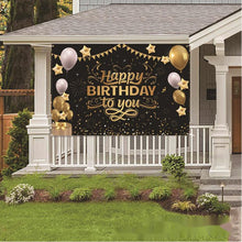 Load image into Gallery viewer, New Happy Birthday Banner Cloth Photography Background Cloth To Increase The Atmosphere Of The Birthday Party  Decoration