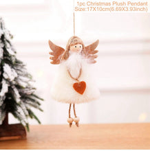 Load image into Gallery viewer, Christmas Gift Christmas Angel Doll Plush Christmas Tree Ornaments Merry Christmas Decorations For Home 2021 Xmas Navidad Gifts New Year 2022