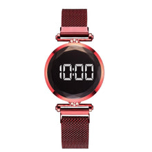 Load image into Gallery viewer, Christmas Gift Luxury Watch Women Led Watch Mesh Magnet Watches Top Brand Personality New Design Female Wristwatches Clock Relogio Feminino