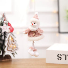 Load image into Gallery viewer, Christmas Gift Santa Claus Snowman Elk Angel Dolls Ornaments Pendant Christmas Tree Decorations for Home New Year Gifts noel Navidad Decor Xmas
