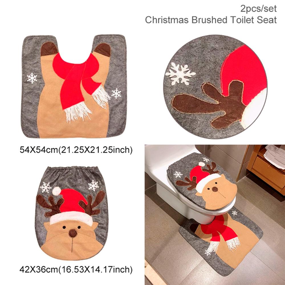 Christmas Gift Santa Claus Toilet Decor Christmas Ornament 2021 Gift  Merry Christmas Decoration for Home Cristmas Xmas New year Decor 2022
