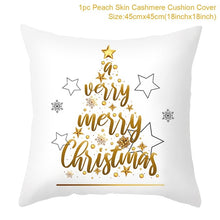 Load image into Gallery viewer, Christmas Gift Christmas Cushion Cover Christmas Ornaments Merry Christmas Decorations For Home 2021 XMAS Navidad Noel Gifts New Year 2022