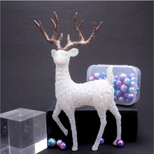 Load image into Gallery viewer, Crystal Deer Christmas Forest Elk White Flash Gold Antlers Noel Gifts Merry Christmas Decor For Home 2021 Kids Naviidad Gifts
