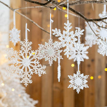 Load image into Gallery viewer, 20PCS Christmas snowflakes Acrylic material Christmas Decoration Home Decor Christmas Ornaments  Room Decor  Natal Decoração