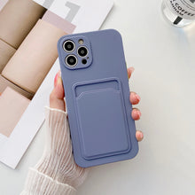 Load image into Gallery viewer, Skhek Back to School LVOEST Phone Case For Iphone 11 12 13 Pro Max XR X Xs Max 7 8 Plus Se 2022 12 Mini 12 Pro Soft Silicone Wallet Card Holder Cover