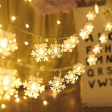 Snowflake LED Light Christmas Decorations For Home Hanging Garland Christmas Tree Decor Ornament 2020 Navidad Xmas Gift New Year
