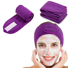 Load image into Gallery viewer, Towel Head Band Sweat Hairband Head Wrap Non-slip Stretchable Washable Headband Hair band for Sports Face Wash Makeup