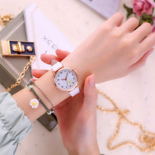 Load image into Gallery viewer, Christmas Gift Fashion Ladies Luminous Little Daisy watch ins Simple Casual College Small Fresh Female Watch Women Quartz Clock Reloj mujer