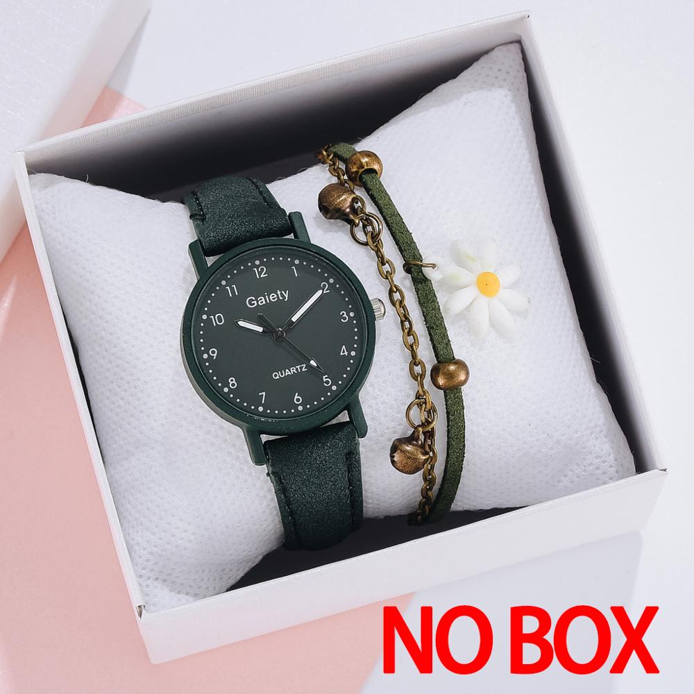 Christmas Gift Fashion Brand Watch For Women Simple Arabic Numerals Bracelet Leather Ladies Dress Quartz Watch Clock For Women relogio feminino