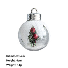 Load image into Gallery viewer, LadyCC Christmas Decorative Hanging Ball Color Painting Christmas Ball Tree Decorative Pendant Scene Layout