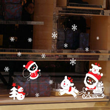 Load image into Gallery viewer, Removable Christmas Window Sticker Santa Claus Christmas Decoration For Home Xmas Decor Merry Christmas 2021 Happy New Year 2022