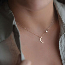 Load image into Gallery viewer, Skhek Jewelry Fashion Lovely Sun Moon  Necklace for Women Retro Charm Choker Necklaces Boho Fashion Jewelry Gift European and Americ