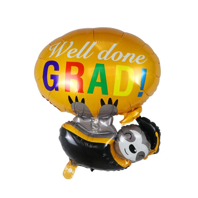 Skhek Graduation Party 1pc Congratulation Party Foil Helium Balloon Graduate Doctor Good Students Decoration Congrats Supplies Air Ball globos