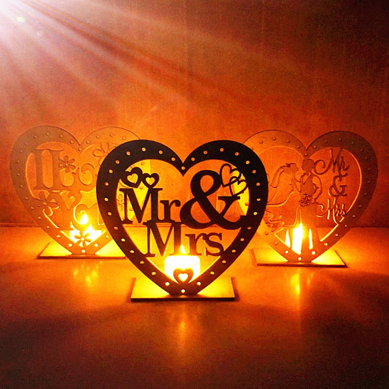 Skhek  MR MRS Wedding Wooden Decoration With LED Light Rustic Wedding Decoration Wedding Table Event Party Decor Valentine Day Supplies