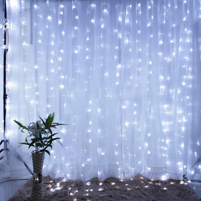 Christmas Gift USB String Lights Fairy Garland Curtain Lights Festoon LED Lights Christmas Decoration for Home New Year Lamp Holiday Decorative