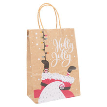 Load image into Gallery viewer, 5pcs Kraft Paper Gift Bags Snowflakes Merry Christmas Candy Cookie Packaging Bag Boxes 2022 New Year Party Natal Kids Favors