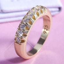 Load image into Gallery viewer, Luxury Zircon Alloy Ring for Women Wedding Dazzling Crystal CZ Stone Female Cocktail Party Night Club Accessories Ring Gift
