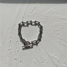 Load image into Gallery viewer, SKHEK 2022 New Jewelry Simple U-Shaped Horseshoe Buckle Stitching Chain Bracelet Anklet Necklace For Women And Men Jewellery